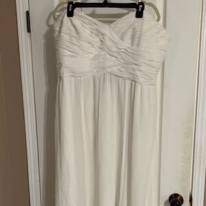 Lauren Ralph Lauren Strapless White Dress